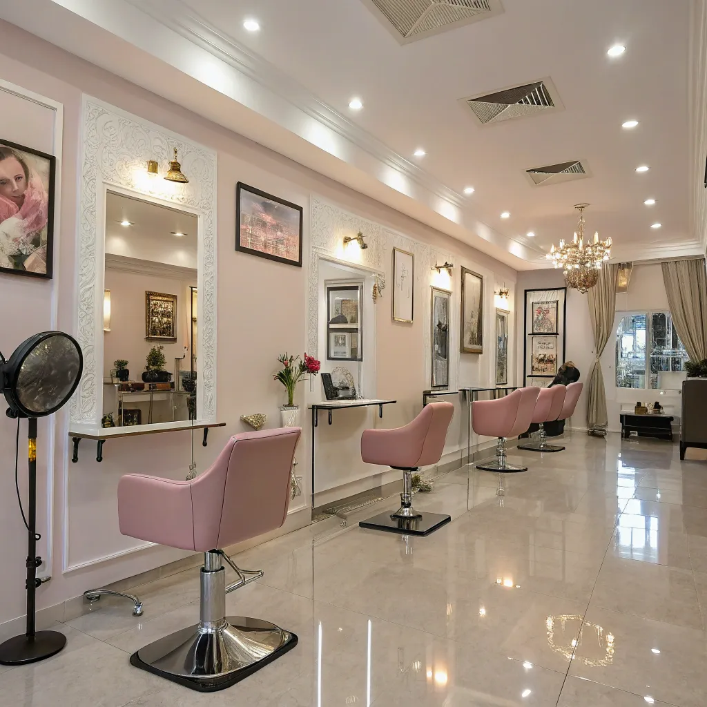 Interior of Glamour Hair Studio
